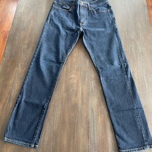 J. Crew Factory Dark Blue Straight Jeans